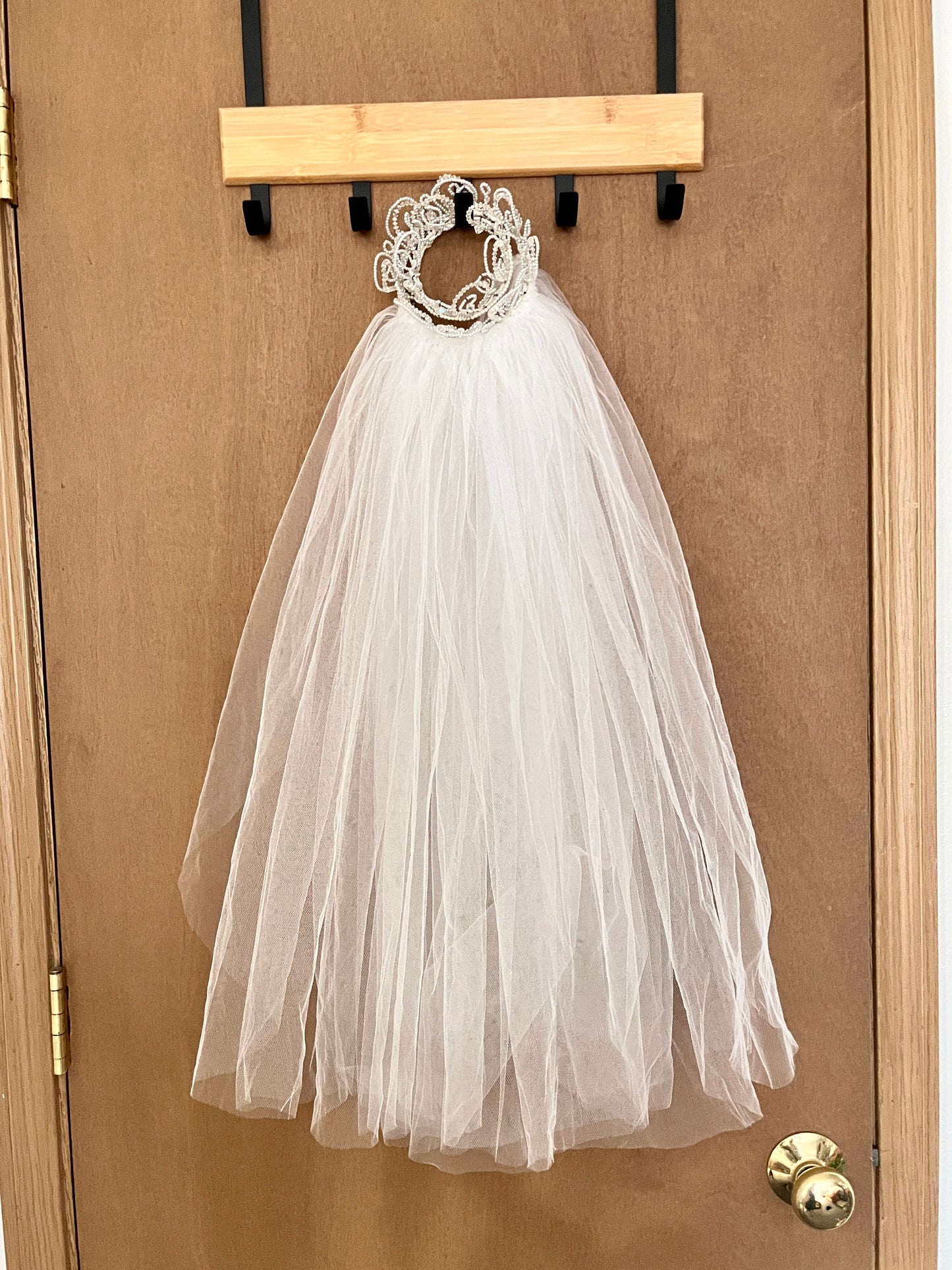 Beaded Crown and Veil