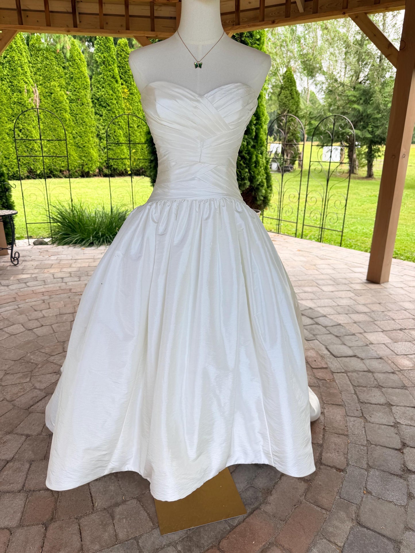 Mori Lee by Madeline Gardner Strapless Gown With High-Low Skirt