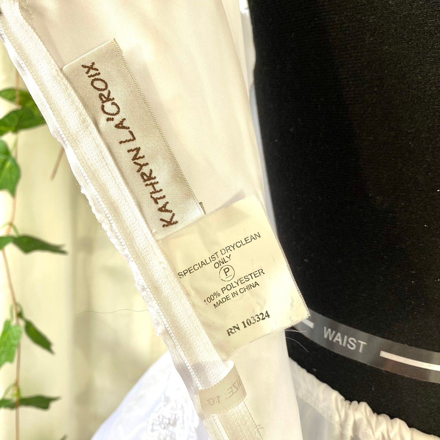 Kathryn La' Croix Ballgown with Tulle Skirt and Train