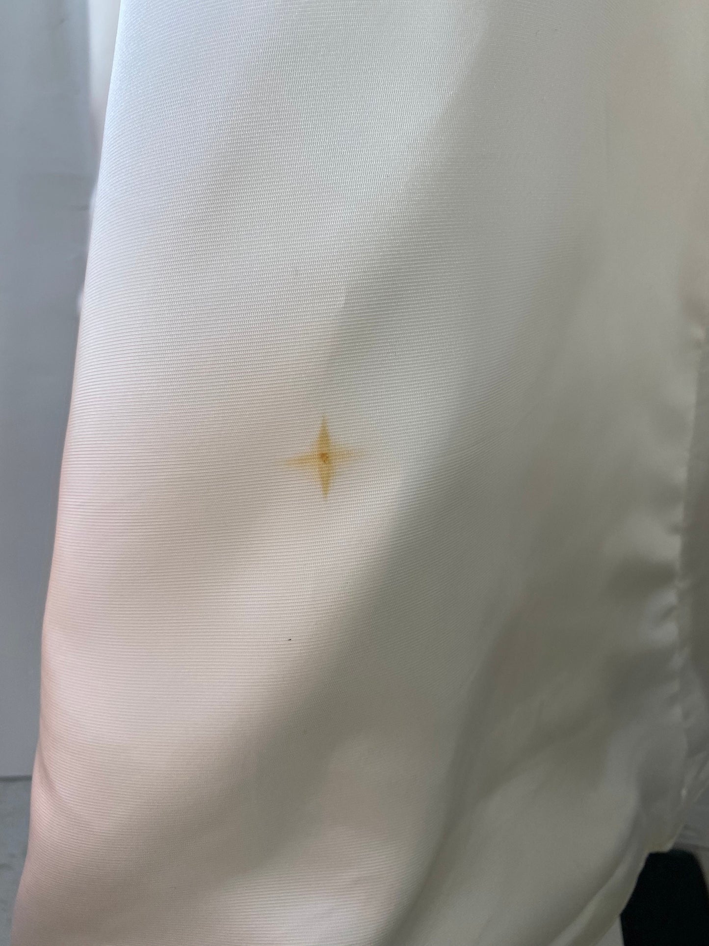 Wedding Dress with Pleated Ruffle Collar