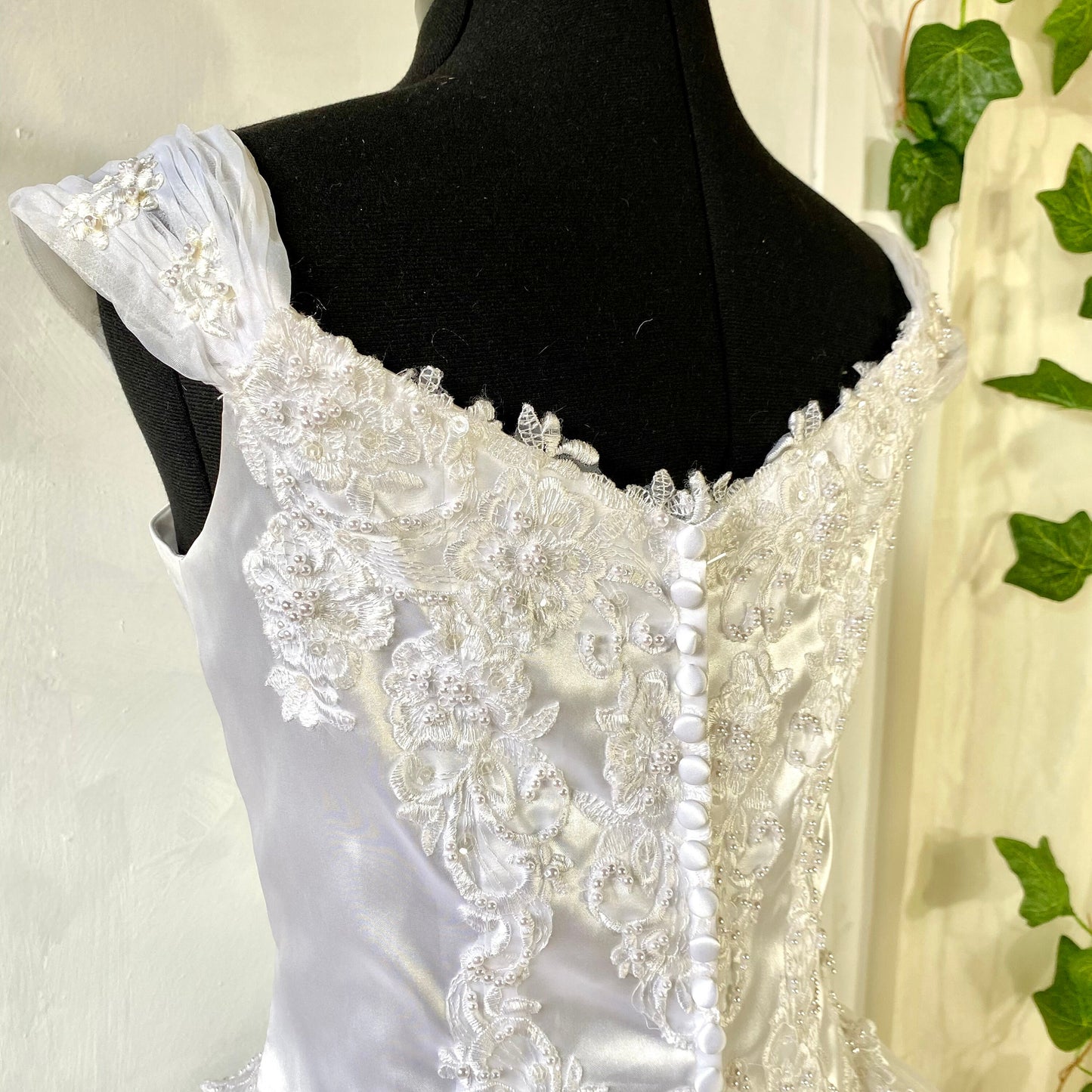 Kathryn La' Croix Ballgown with Tulle Skirt and Train