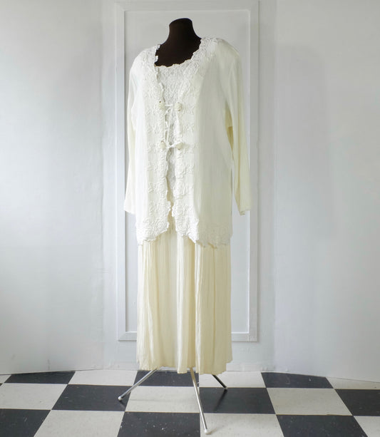 Modest Vintage Wedding Dress with Matching Jacket