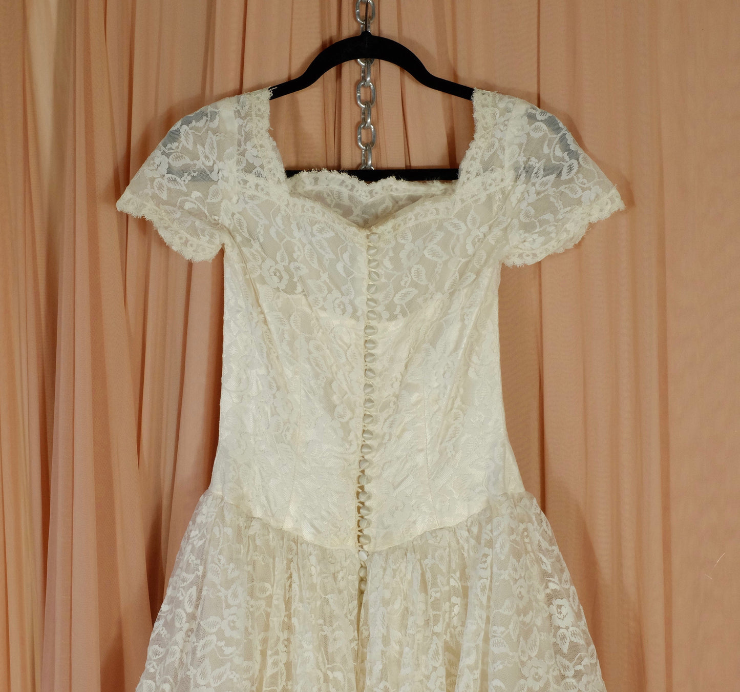 Lace Multi Tiered All Lace Wedding Dress