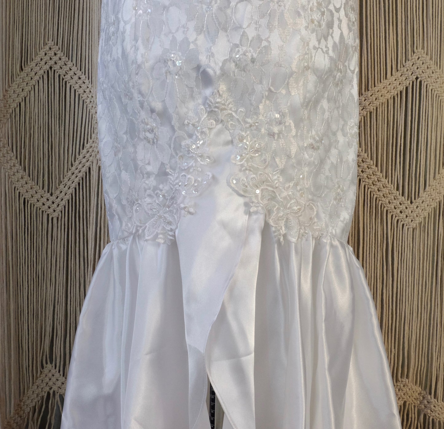 Vintage wedding dress with Matching Shawl
