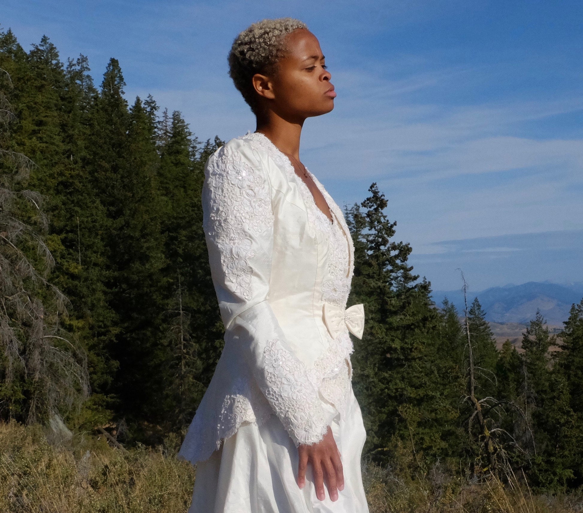 Vintage 1980s Bridal Set