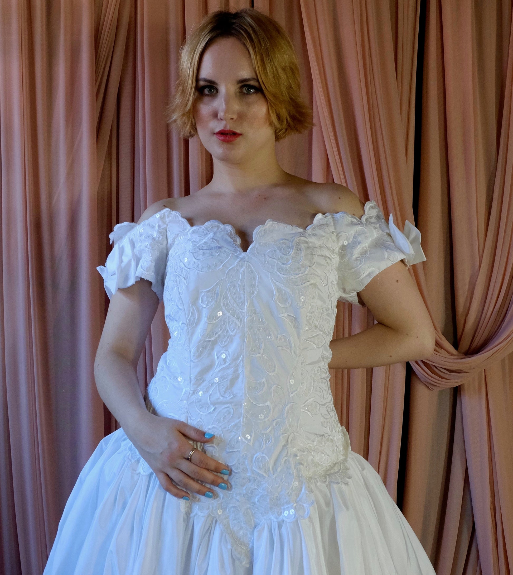 Vintage 1990s Alfred Angelo Wedding Dress