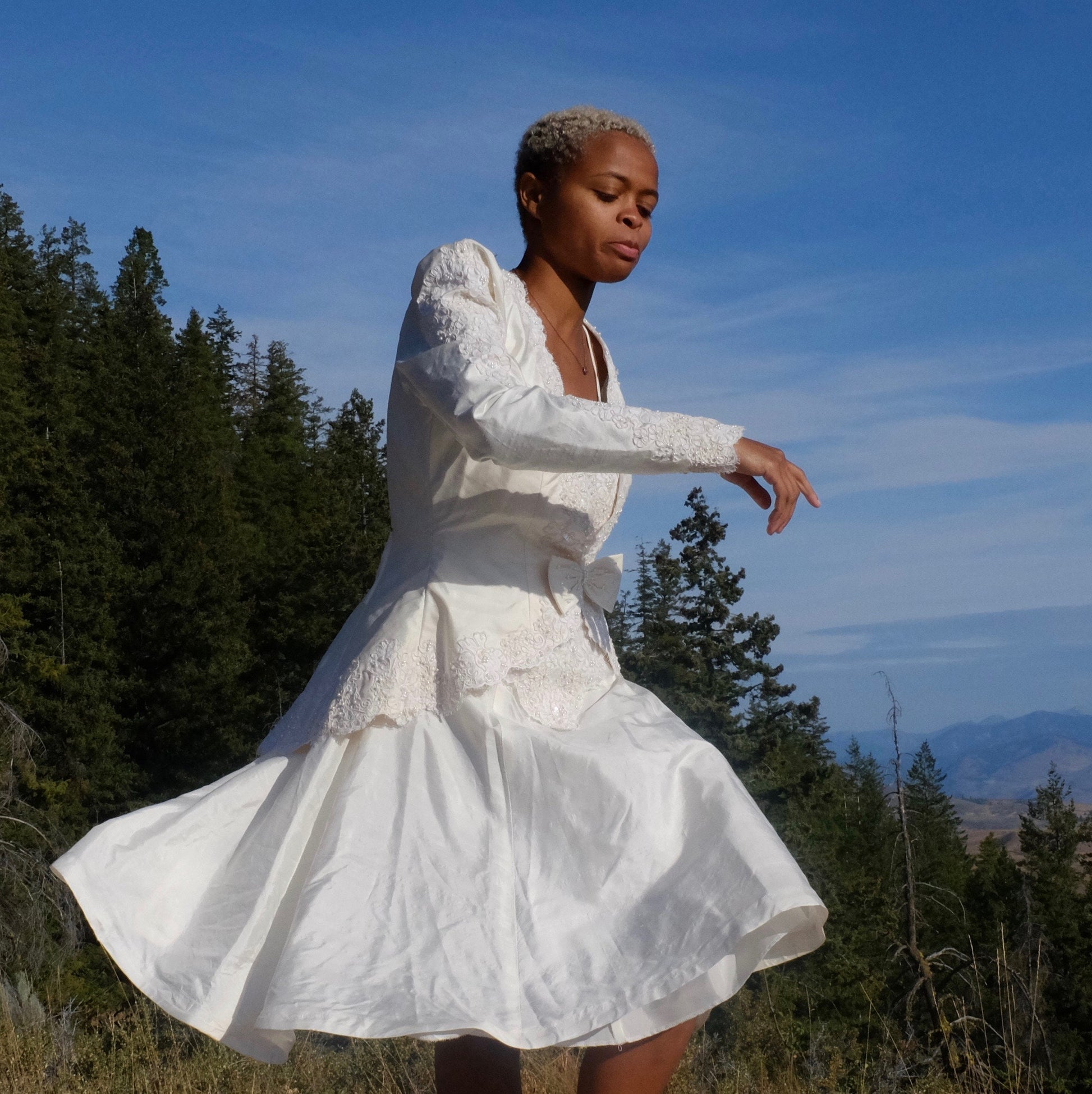 Vintage 1980s Bridal Set