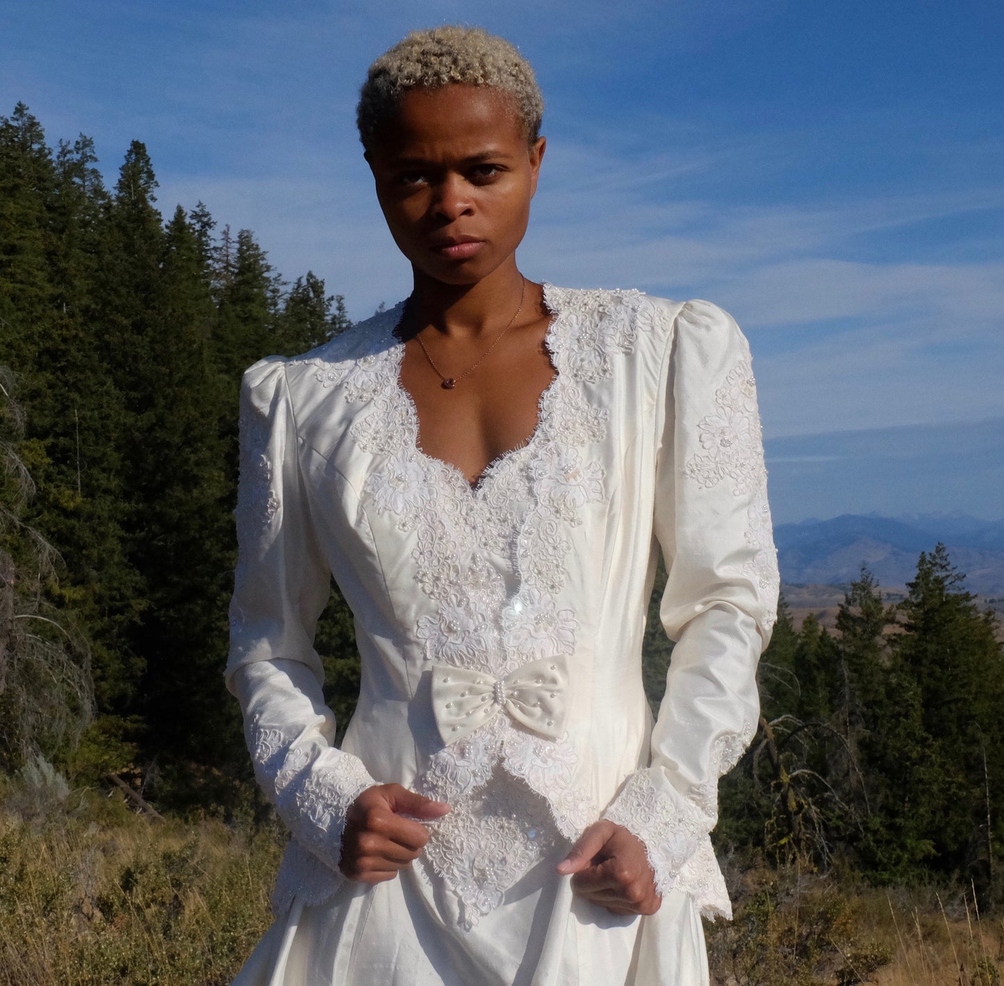 Vintage 1980s Bridal Set