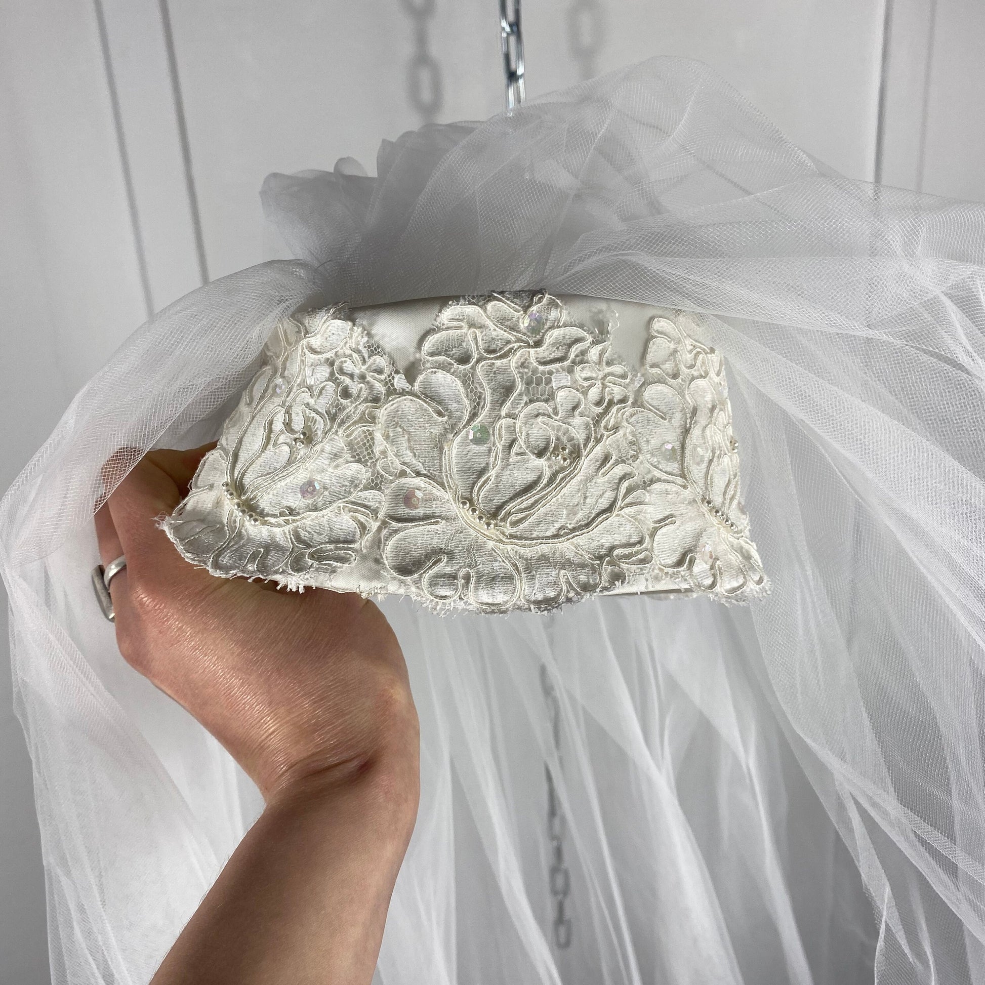 Vintage 3-Layer Veil with Headpiece