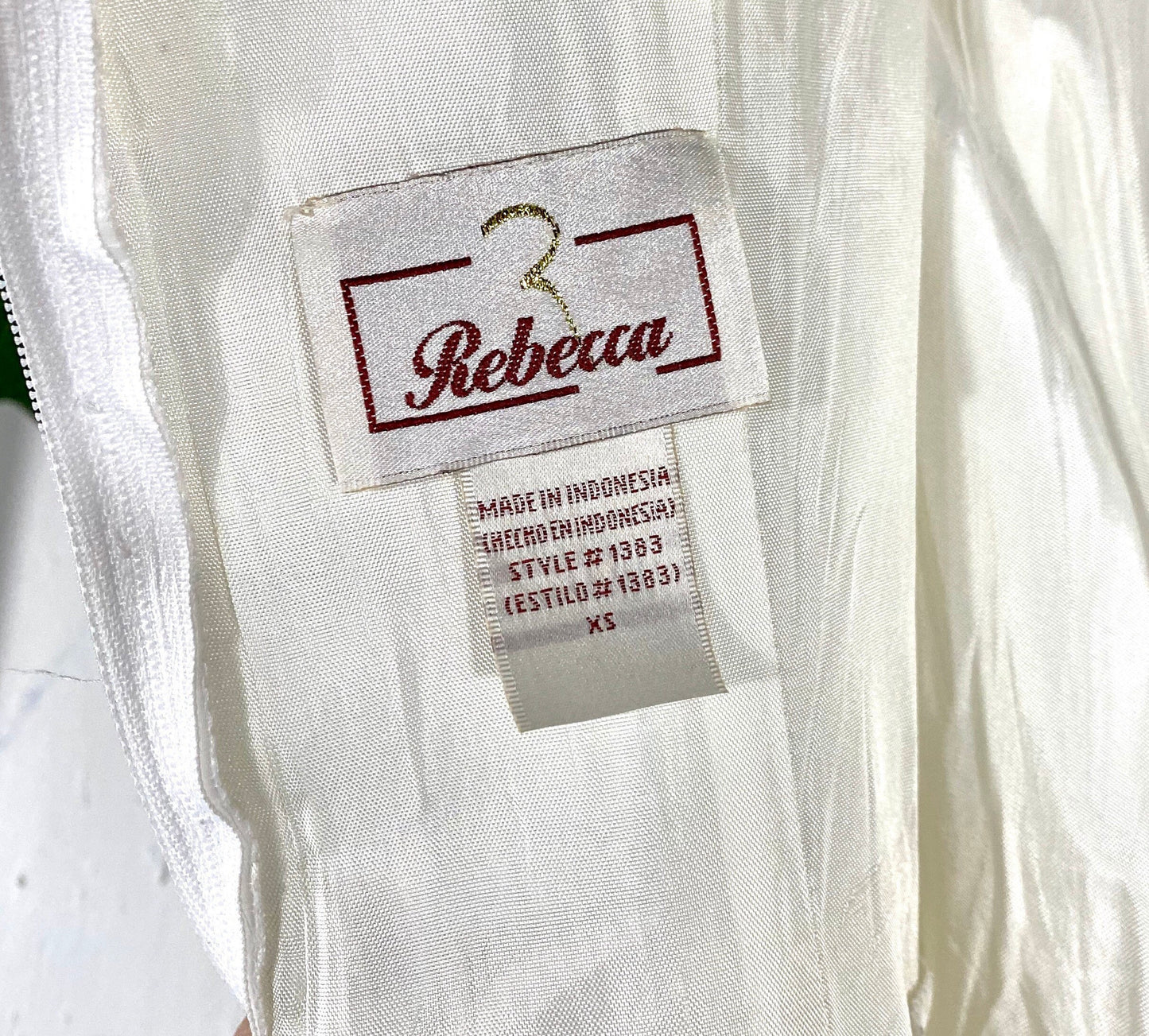 Strapless Short Organza Wedding Dress