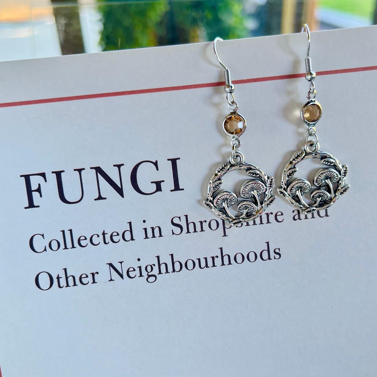 Woodland Mushroom Earrings