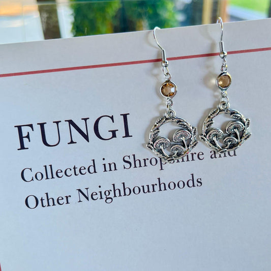 Woodland Mushroom Earrings