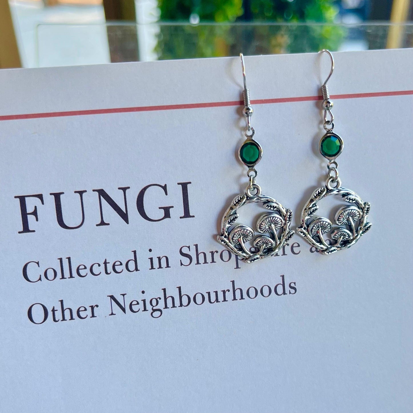 Woodland Mushroom Earrings