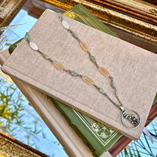 Enchanting Mushroom Pendant Necklace – Handmade Fantasy Jewelry