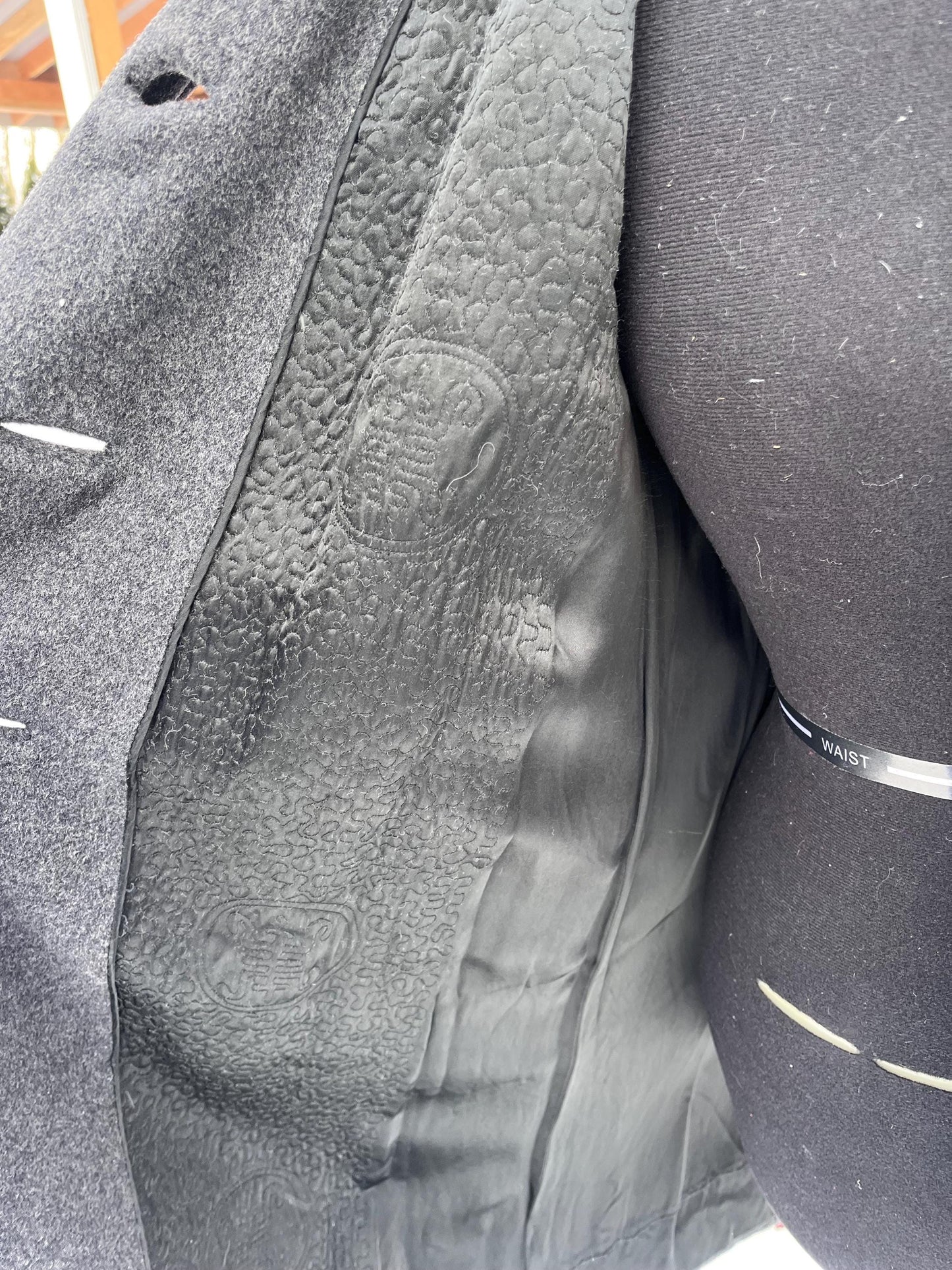 Vintage Gray Wool Coat - Prince Fashion Hong Kong