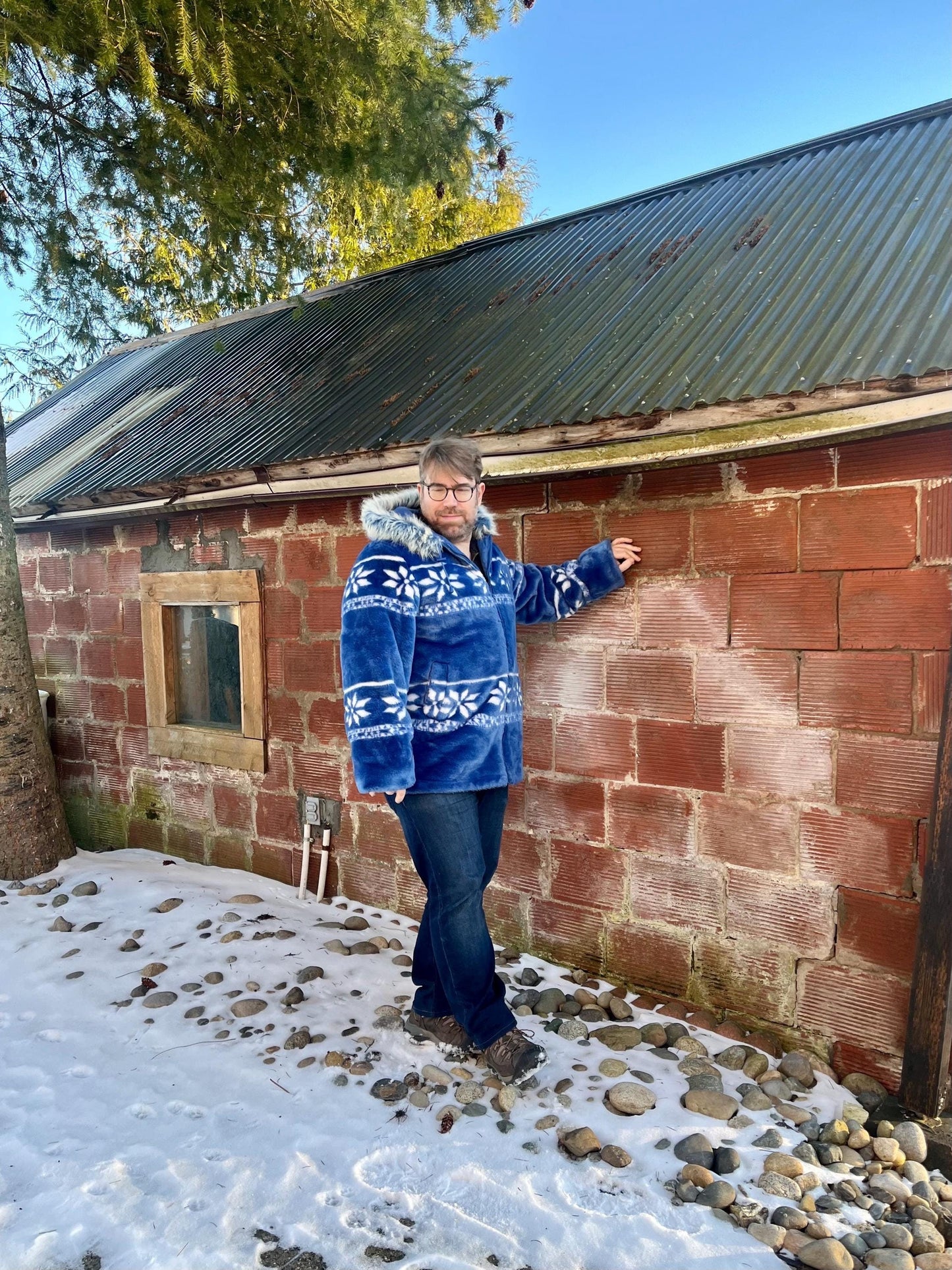 Oversized Reversible Faux Fur Jacket with Hidden Pockets!