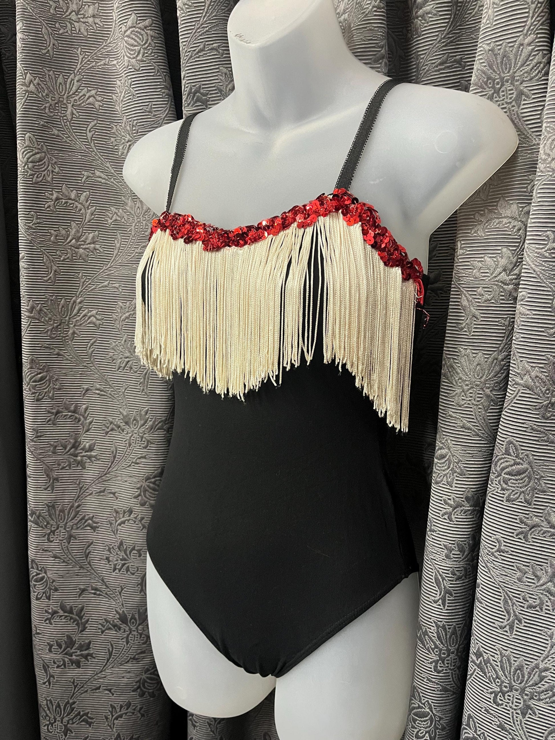 Vintage Fringe Fantasy Bodysuit – Statement Festival & Dancewear
