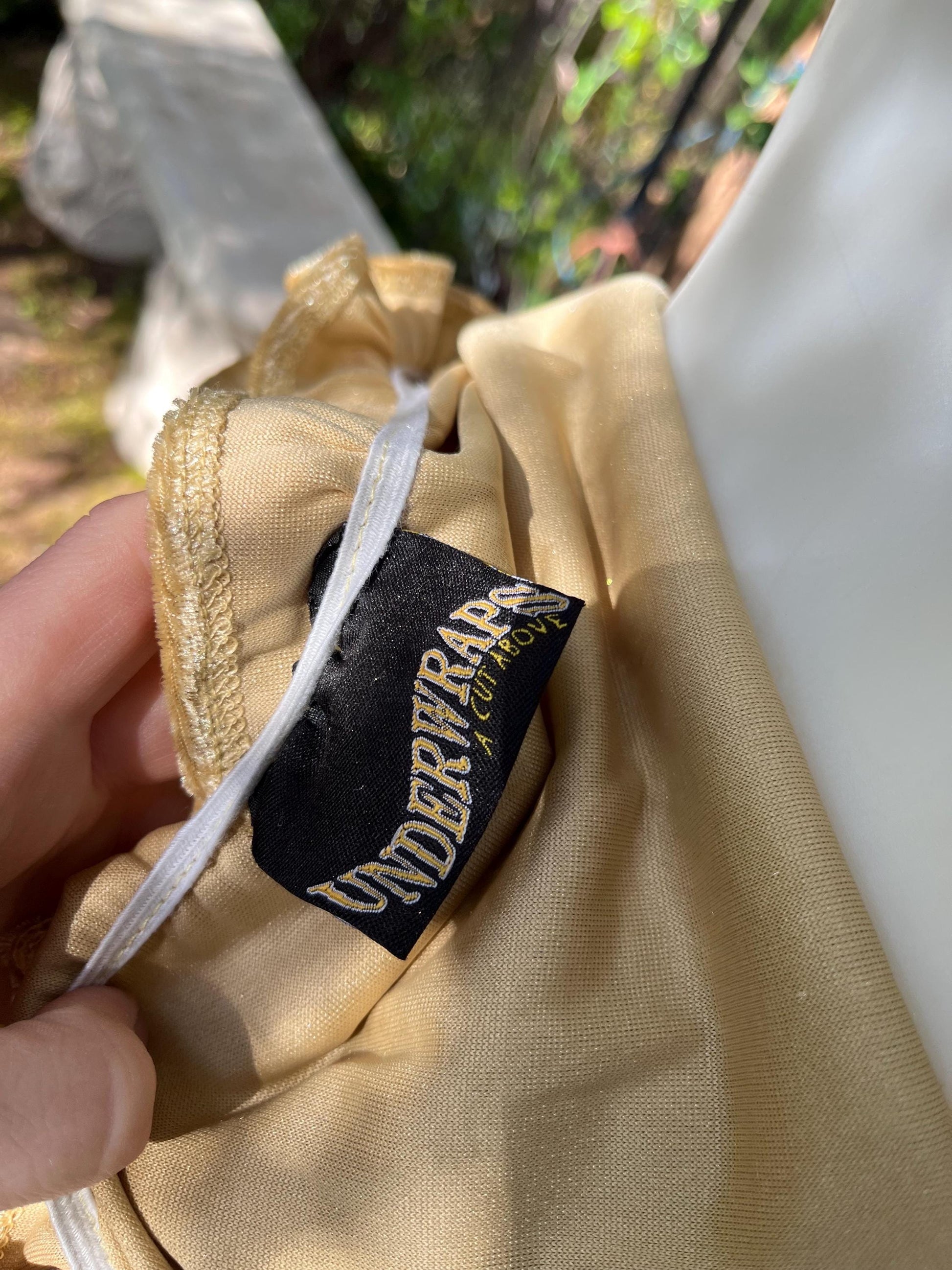 Golden Hour Enchantress Dress – Crushed Velvet Halter Mini-dress with Trumpet Sleeves