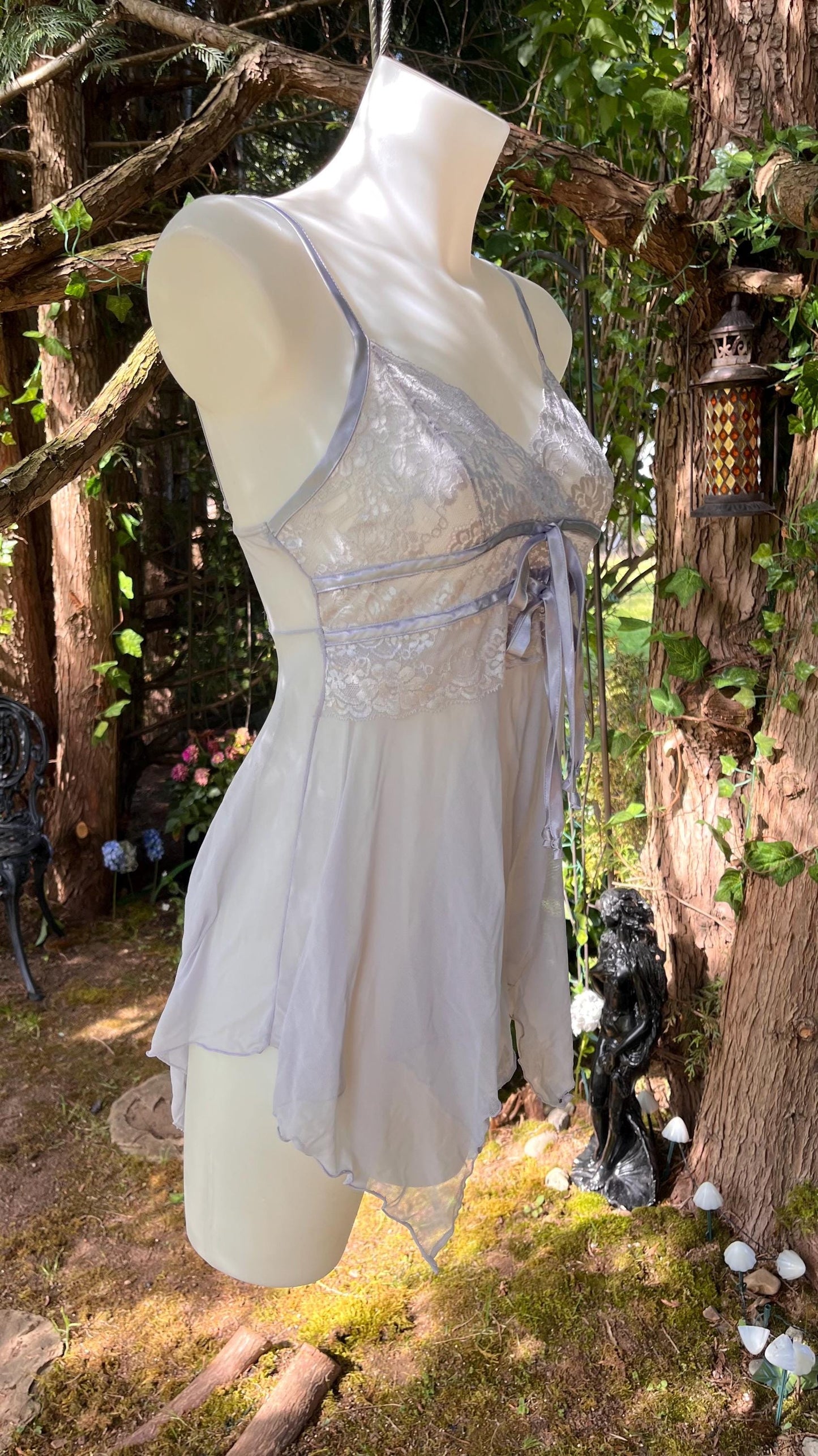 Lavender & Lace Floating Cami with Fairy Hem