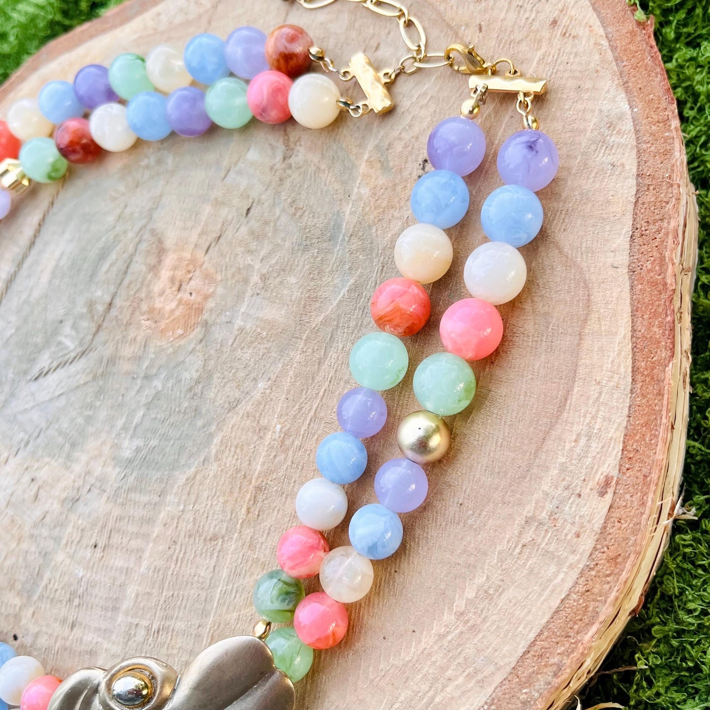 Mermaid Pastel Rainbow Necklace