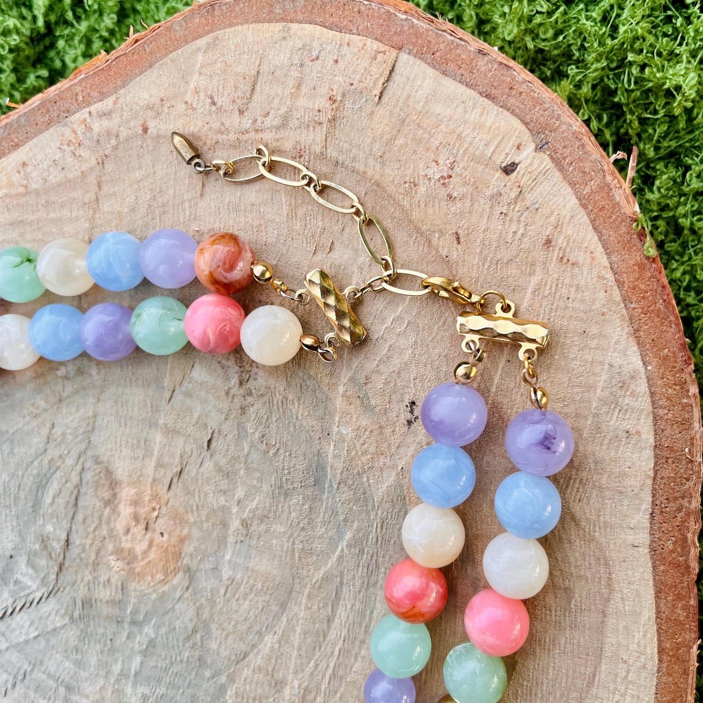 Mermaid Pastel Rainbow Necklace
