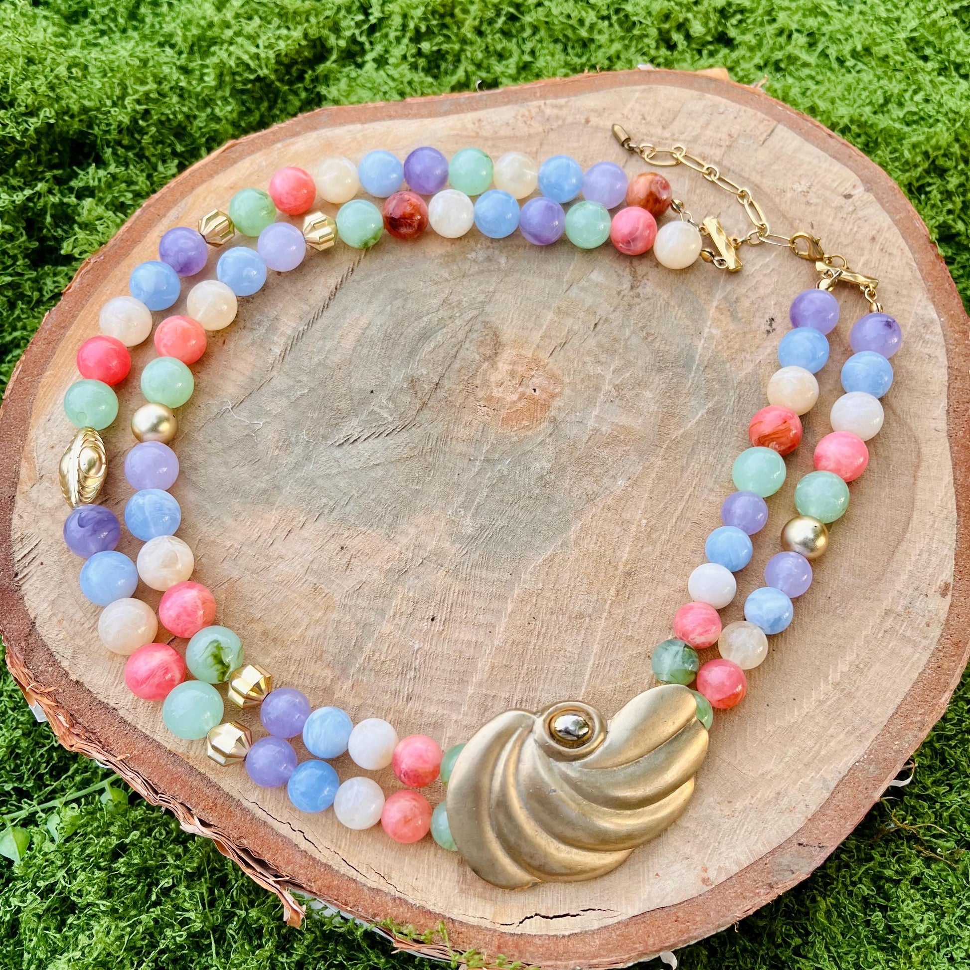 Mermaid Pastel Rainbow Necklace