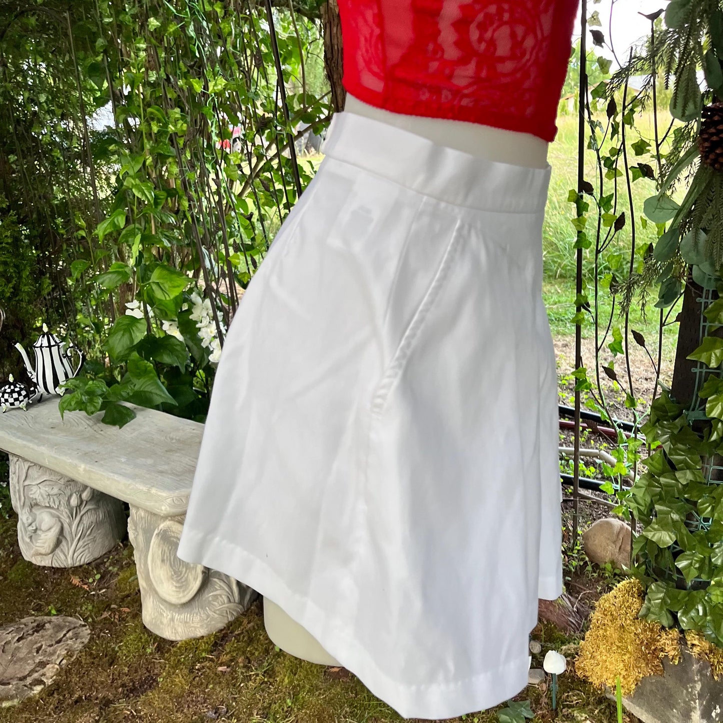 Prince White Tennis Skirt