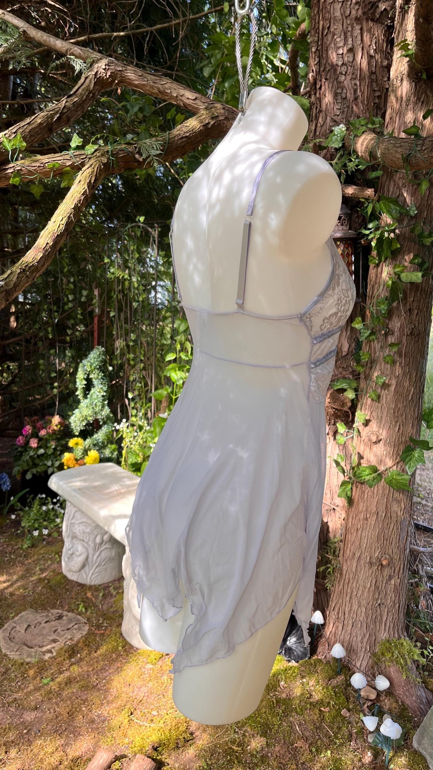 Lavender & Lace Floating Cami with Fairy Hem