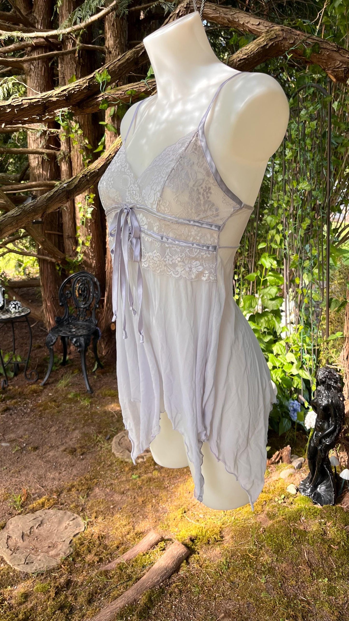 Lavender & Lace Floating Cami with Fairy Hem