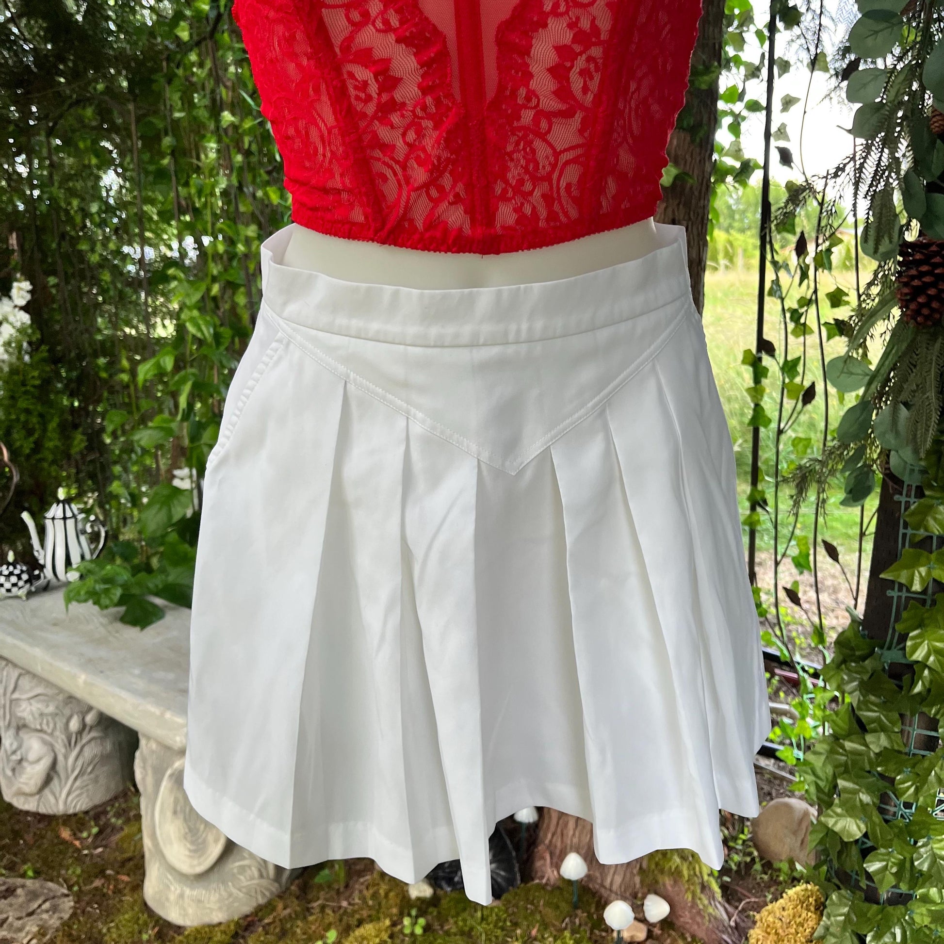 Prince White Tennis Skirt