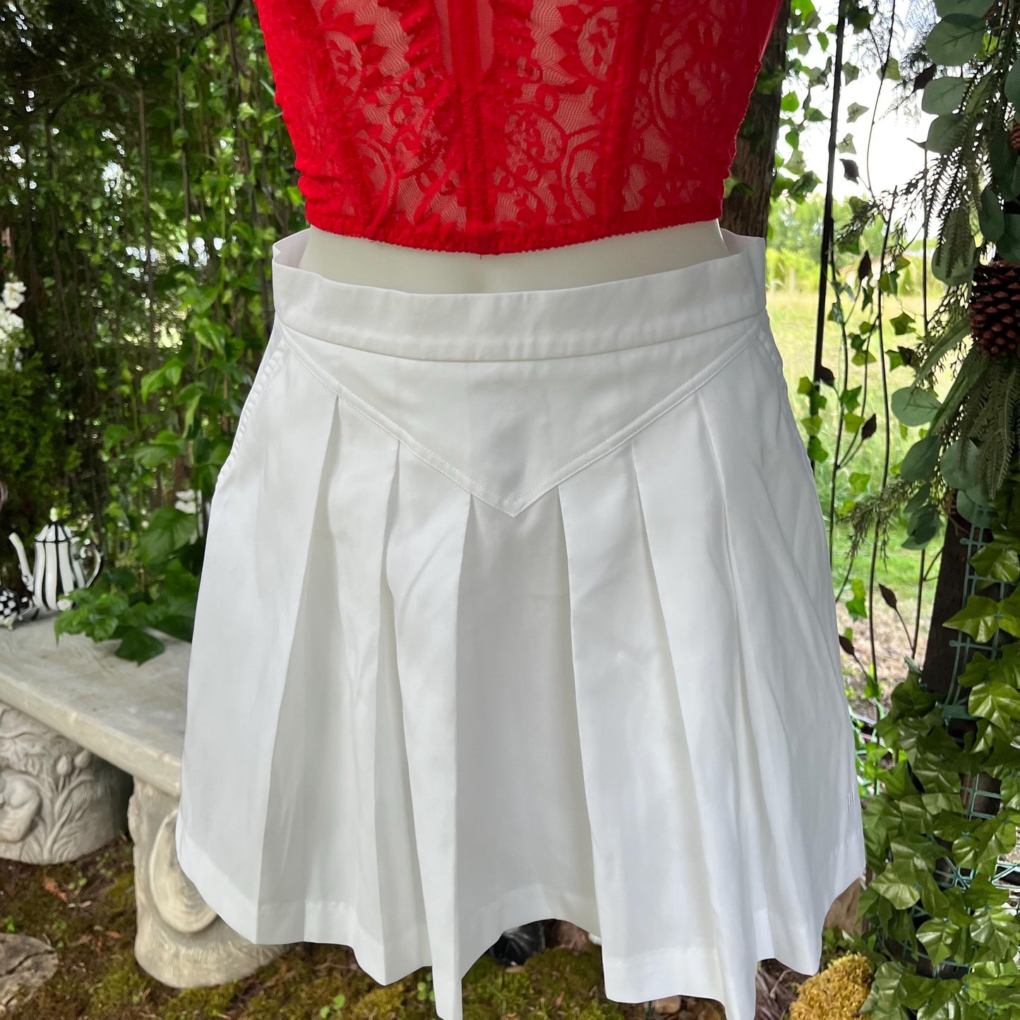 Prince White Tennis Skirt