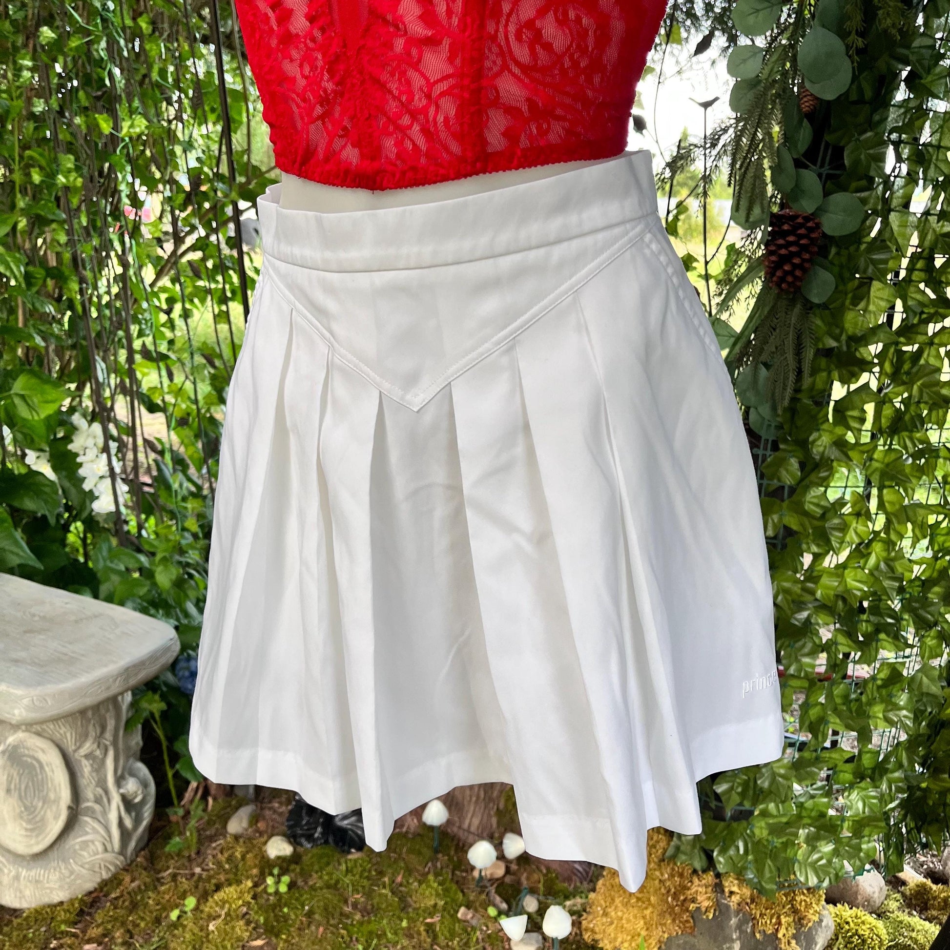 Prince White Tennis Skirt