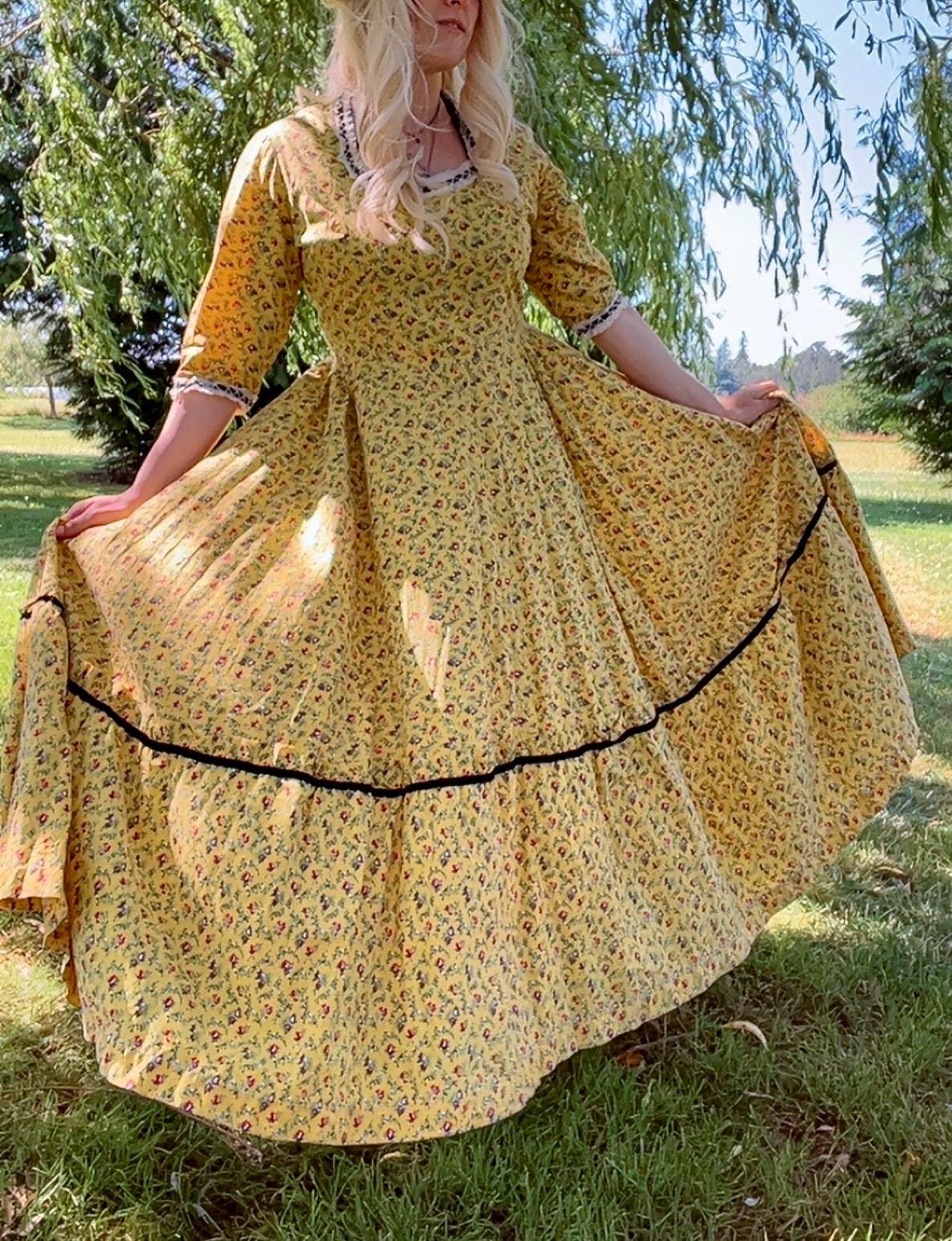 Dandelion Yellow Prairie Dress