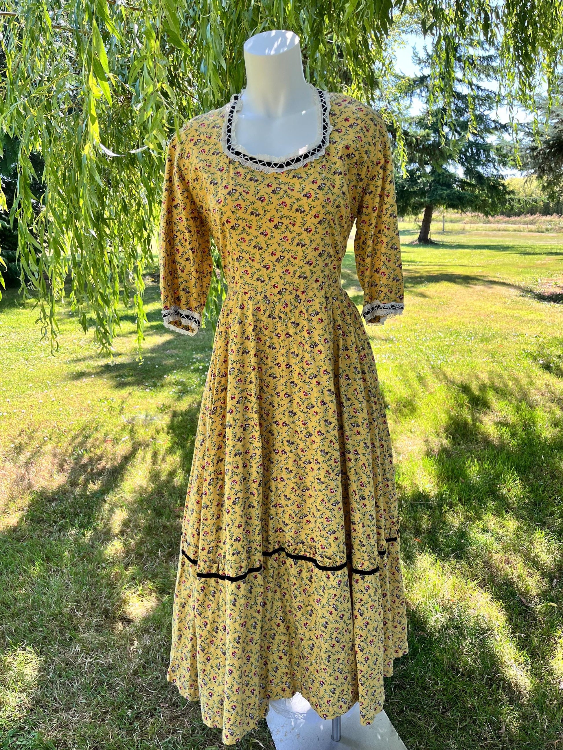 Dandelion Yellow Prairie Dress