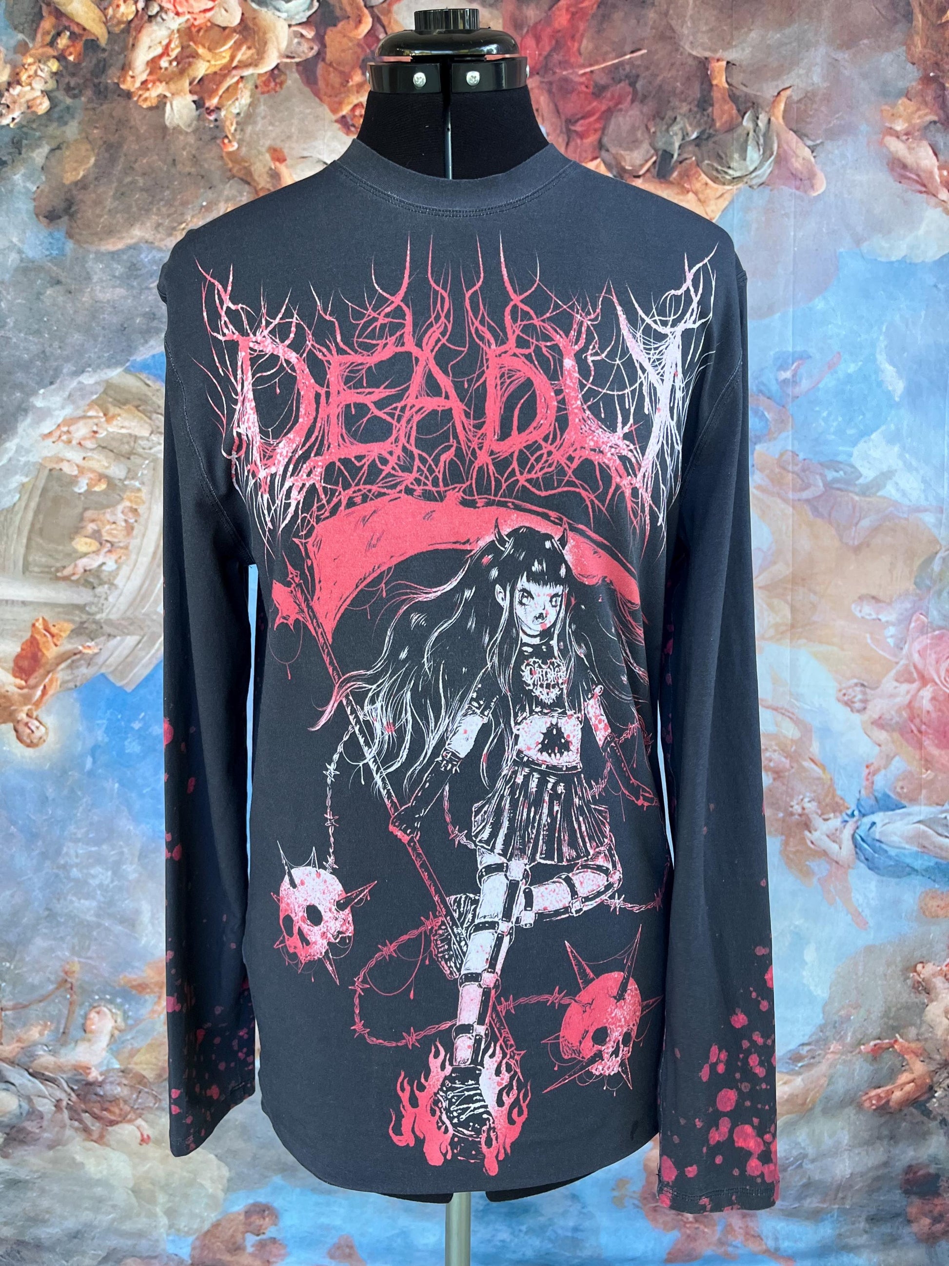 Deadly Dirtbag 666 Longsleeve Shirt