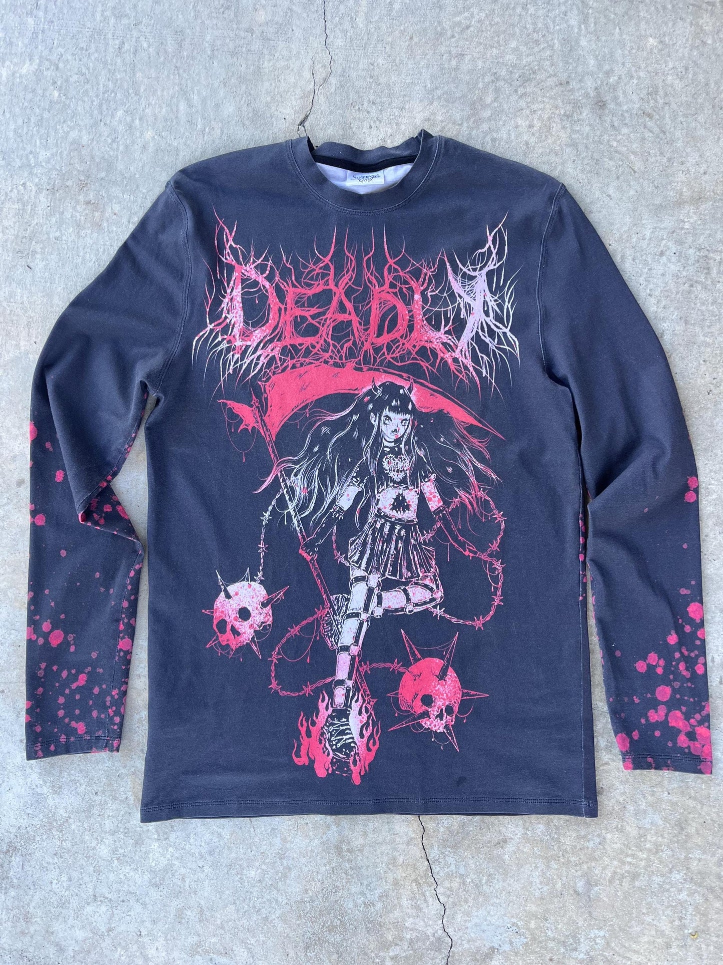 Deadly Dirtbag 666 Longsleeve Shirt