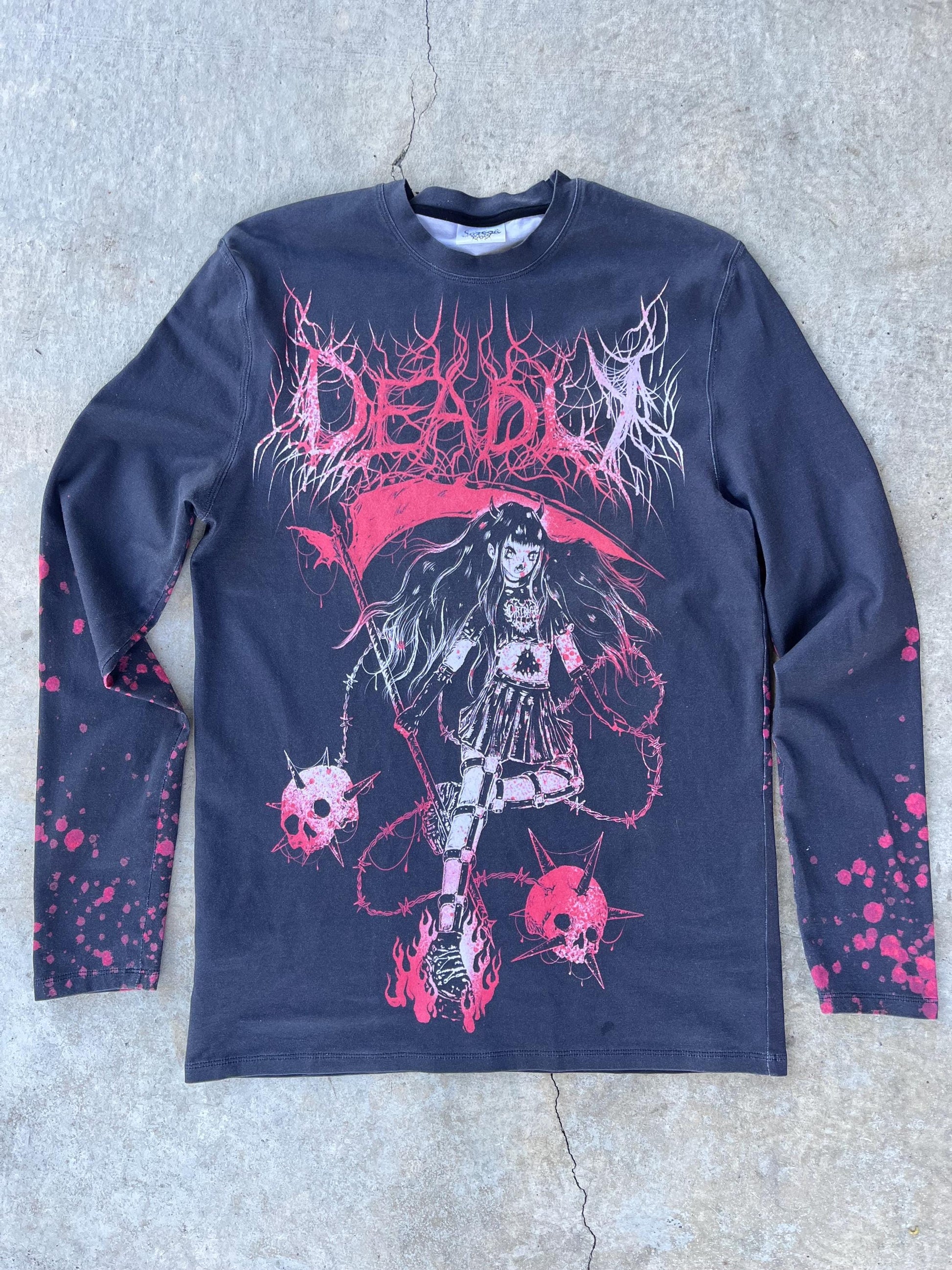 Deadly Dirtbag 666 Longsleeve Shirt