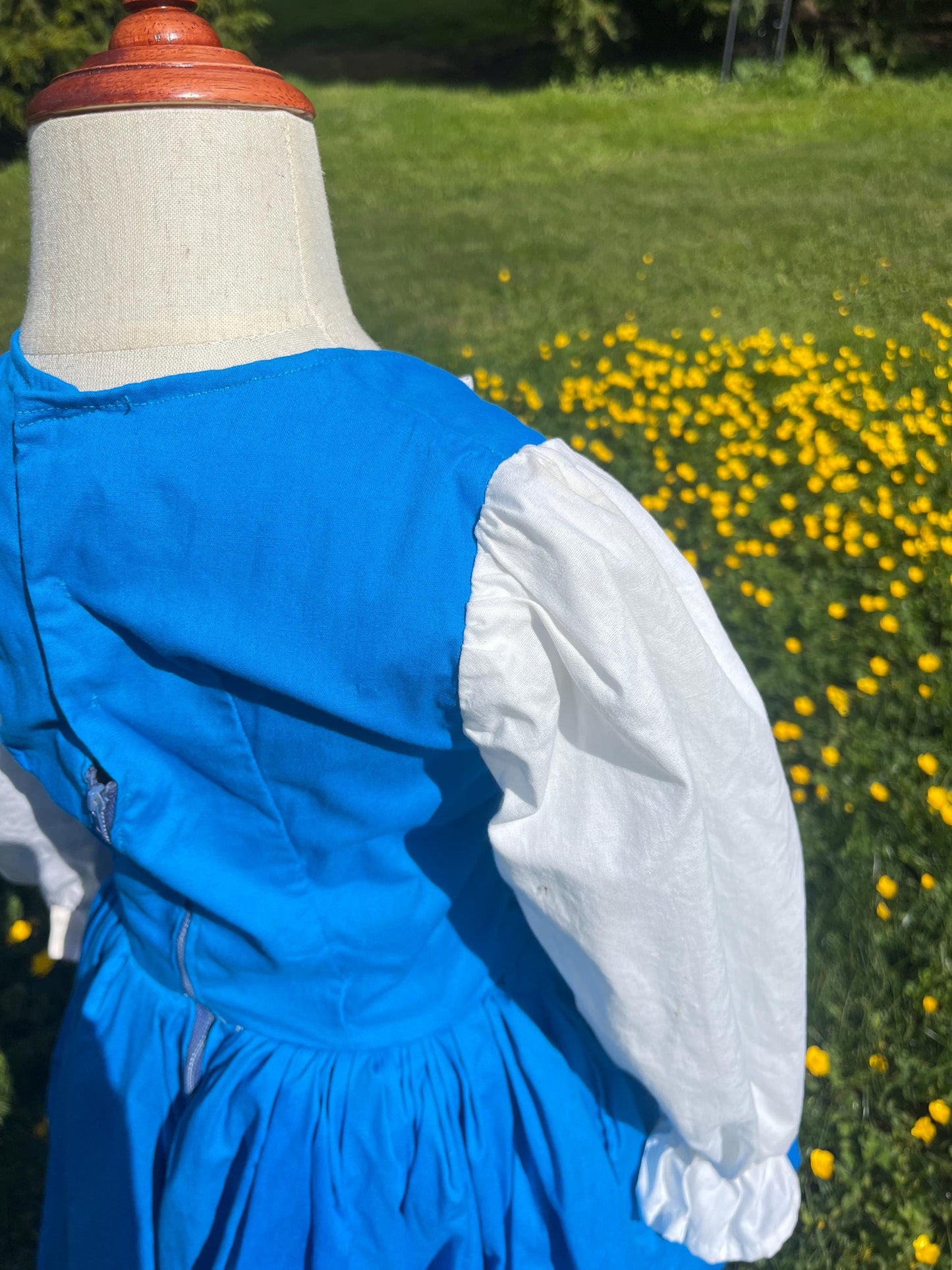 Handmade Little Girls Storybook Dress / Folk Cottagecore Dress / Fairytale Costume Dress