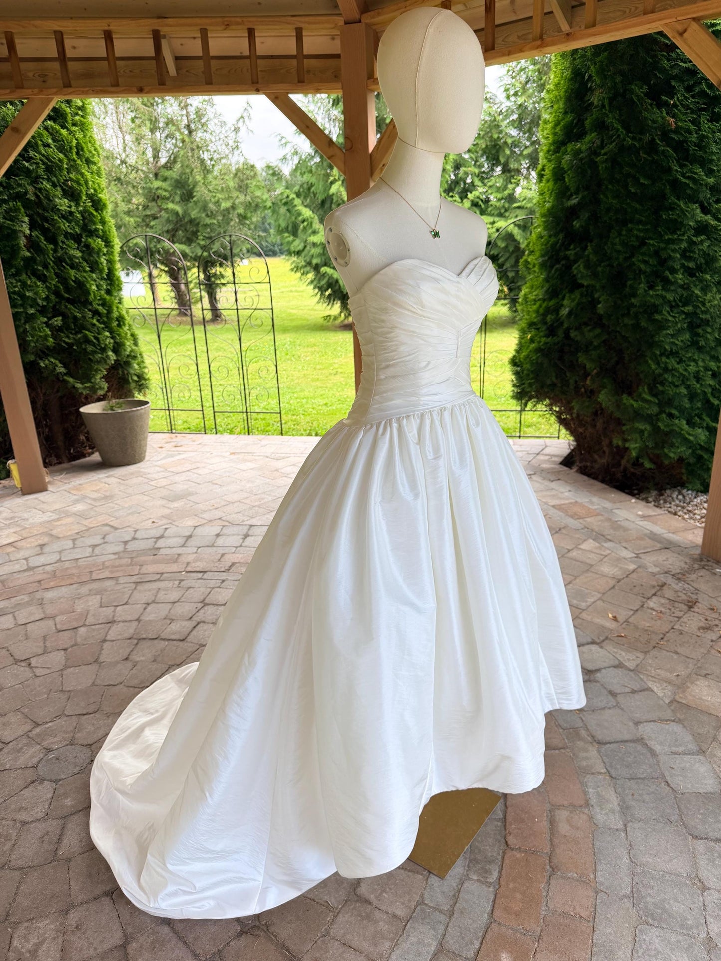 Mori Lee by Madeline Gardner Strapless Gown With High-Low Skirt