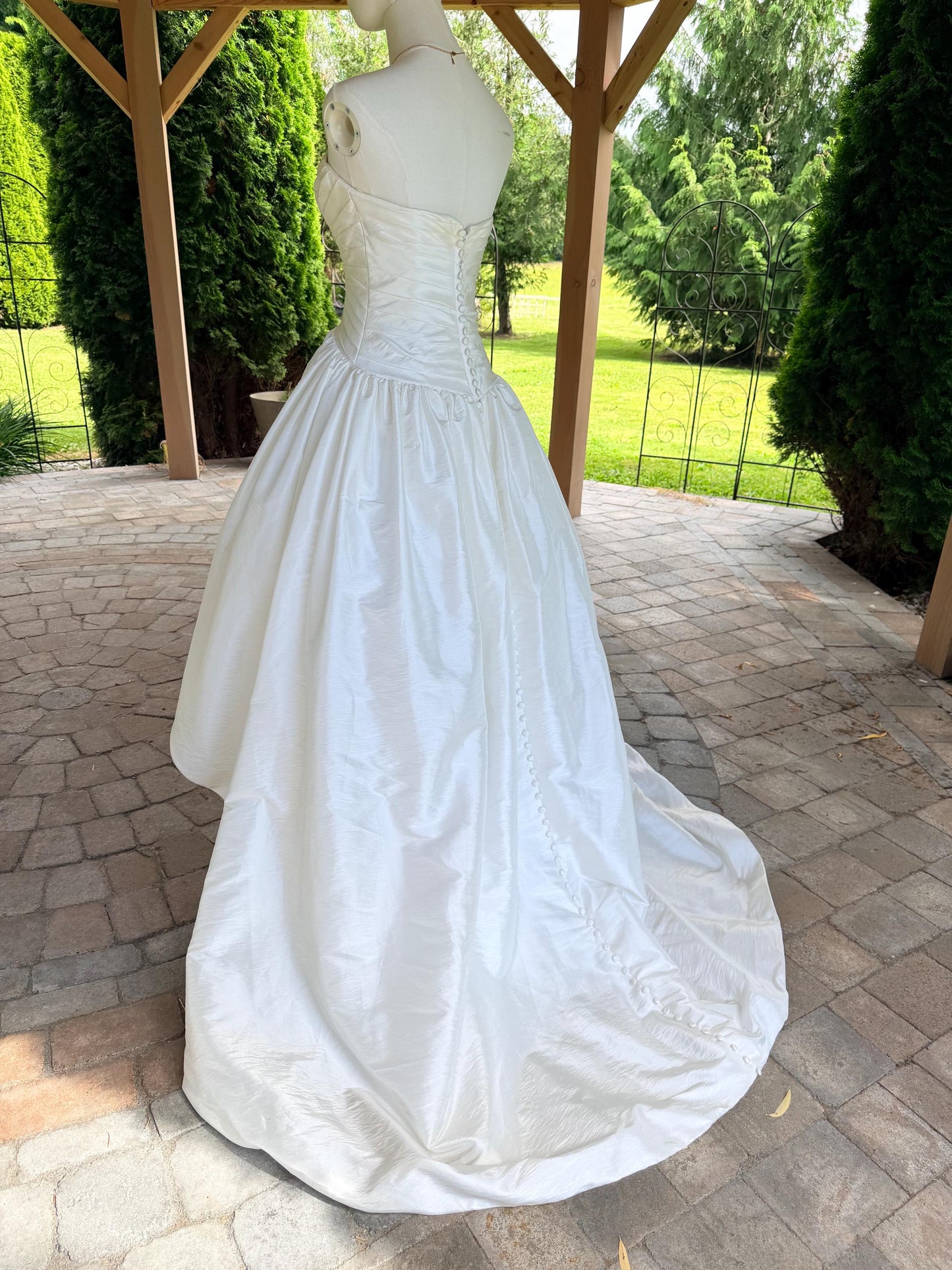 Mori Lee by Madeline Gardner Strapless Gown With High-Low Skirt