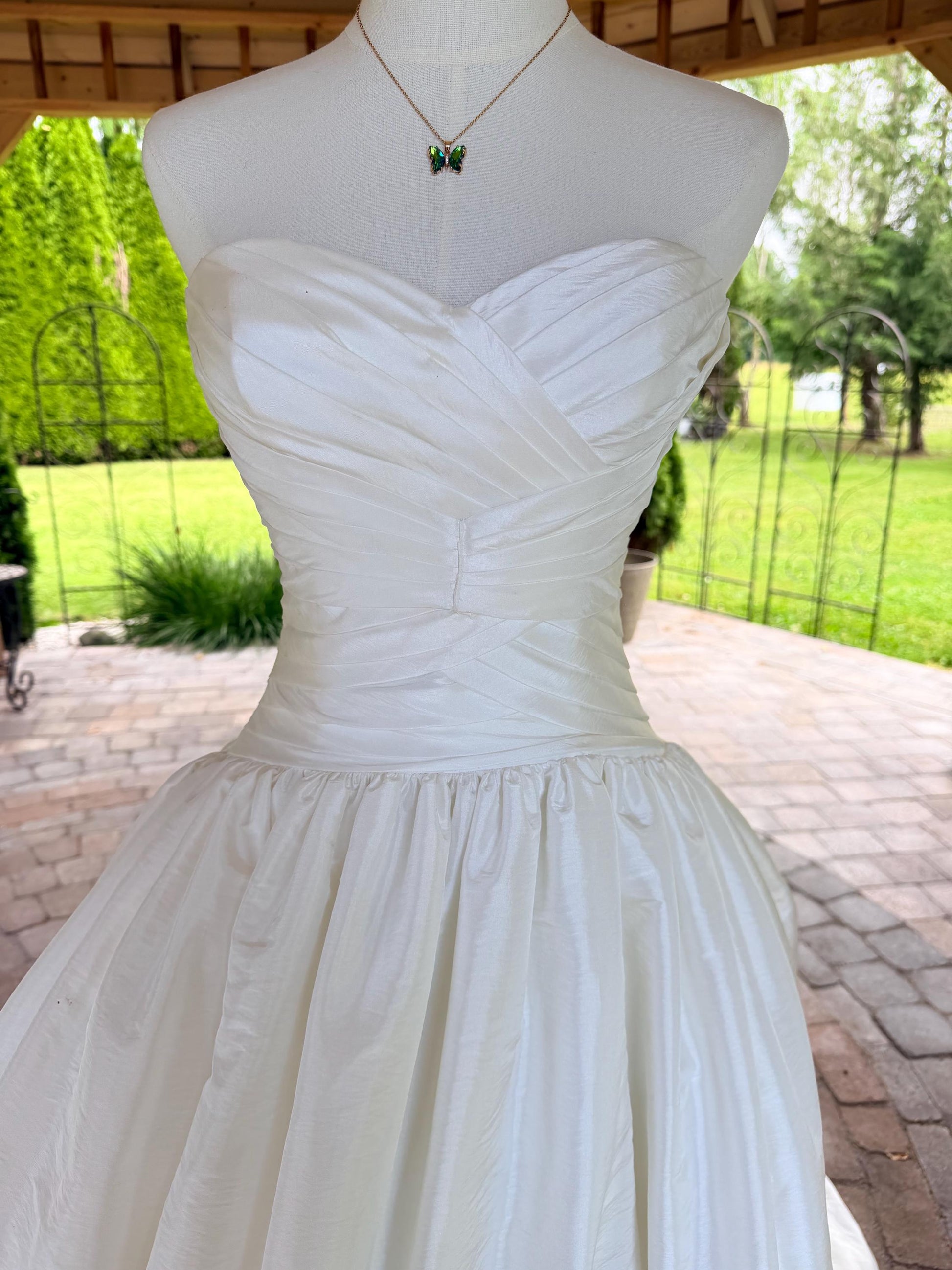 Mori Lee by Madeline Gardner Strapless Gown With High-Low Skirt