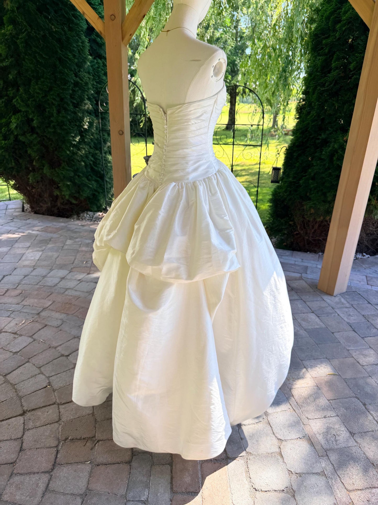 Mori Lee by Madeline Gardner Strapless Gown With High-Low Skirt