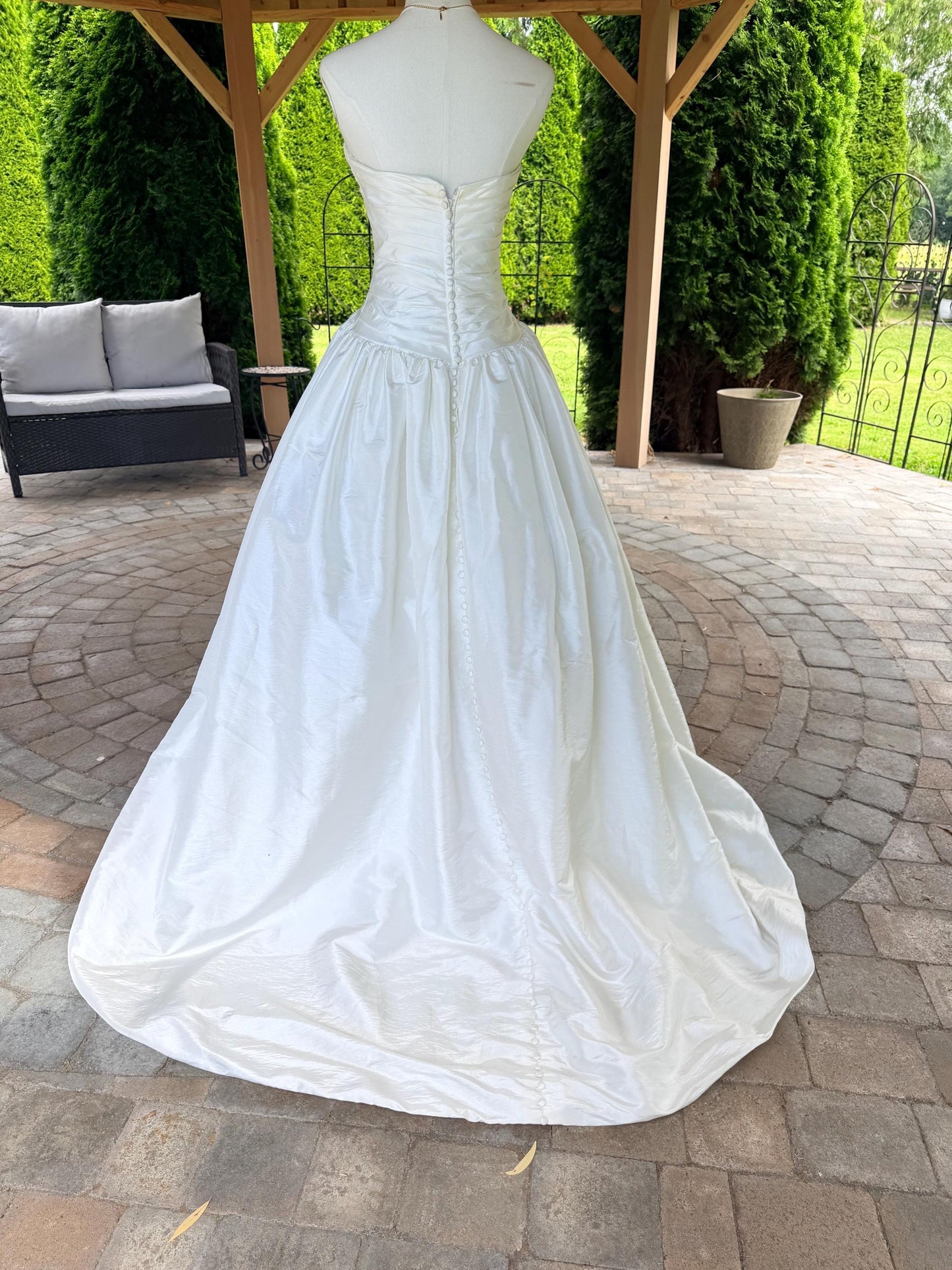 Mori Lee by Madeline Gardner Strapless Gown With High-Low Skirt