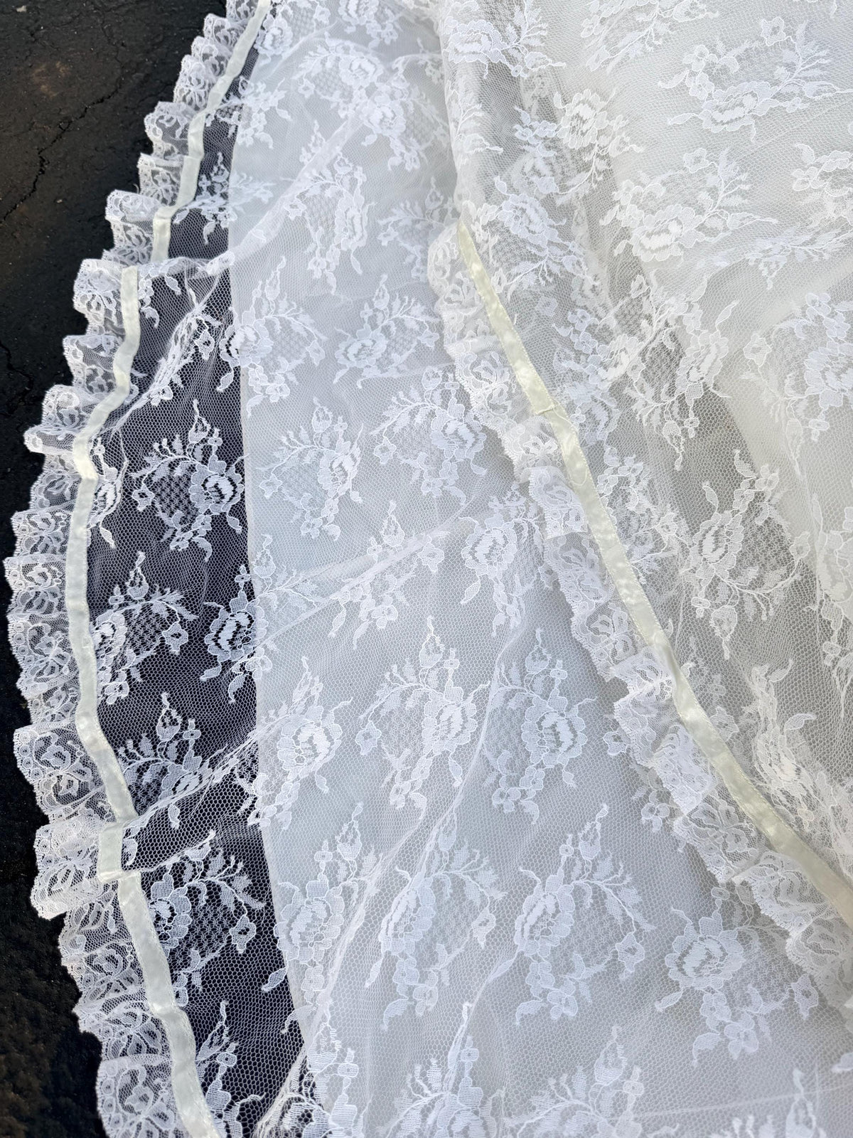 Victorian Edwardian Bridal Gown | High Neck Long Sleeve Wedding Dress | Tiered Lace Prairie Bride Vintage Lace Wedding Dress