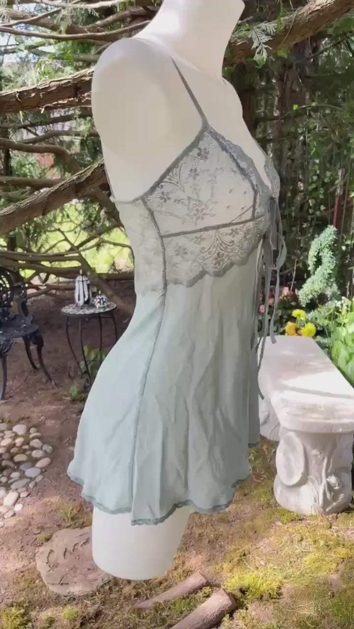 Misty Sage Lace Cami Top