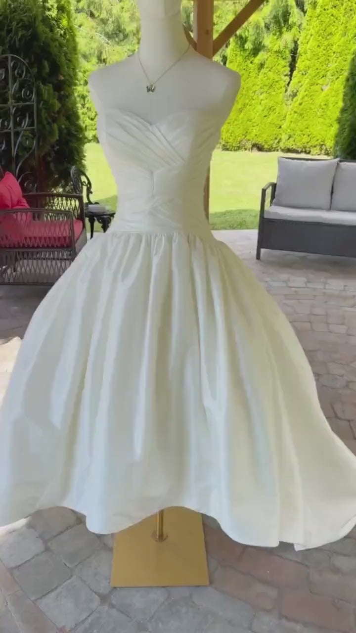 Mori Lee by Madeline Gardner Strapless Gown With High-Low Skirt